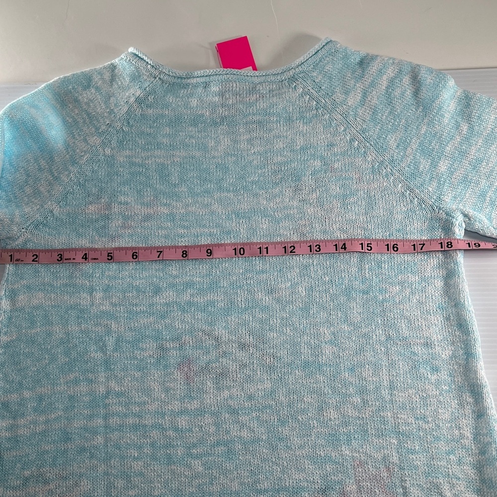 Lilly Pulitzer Danette Embroidered Beach Sweater Size Medium/NWT - Picture 10 of 13